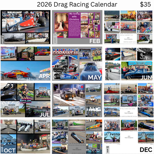 2026 Drag Racing Schedule/Calendar