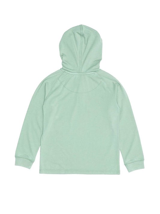 BOYS ACID WASH HENLEY HOODIE