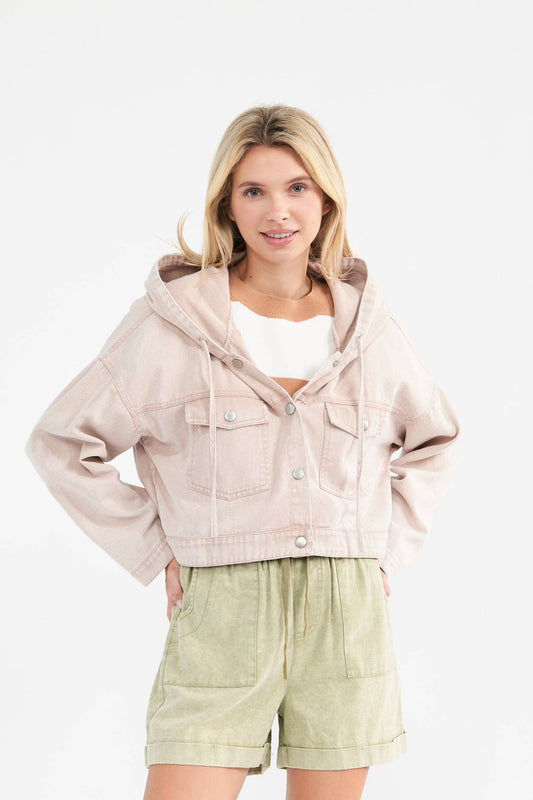 Washed Crop Jacket