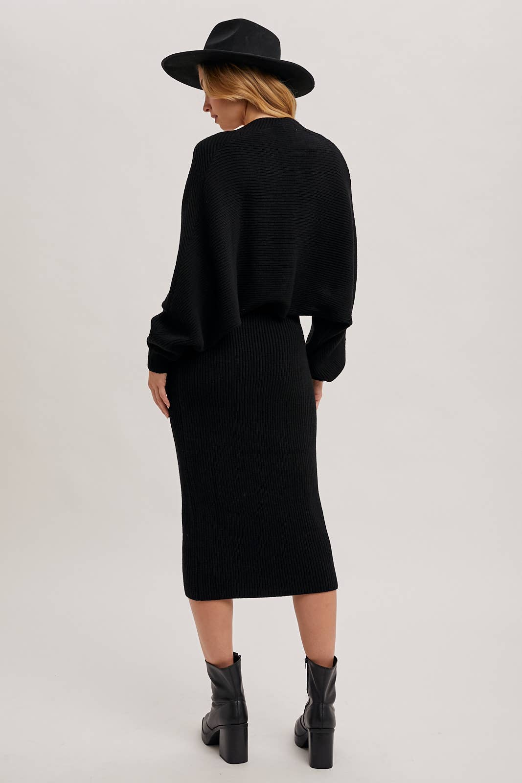 Mini Dress + Shrug Set