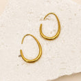 Load image into Gallery viewer, 18K STAINLESS STEEL HOOPS
