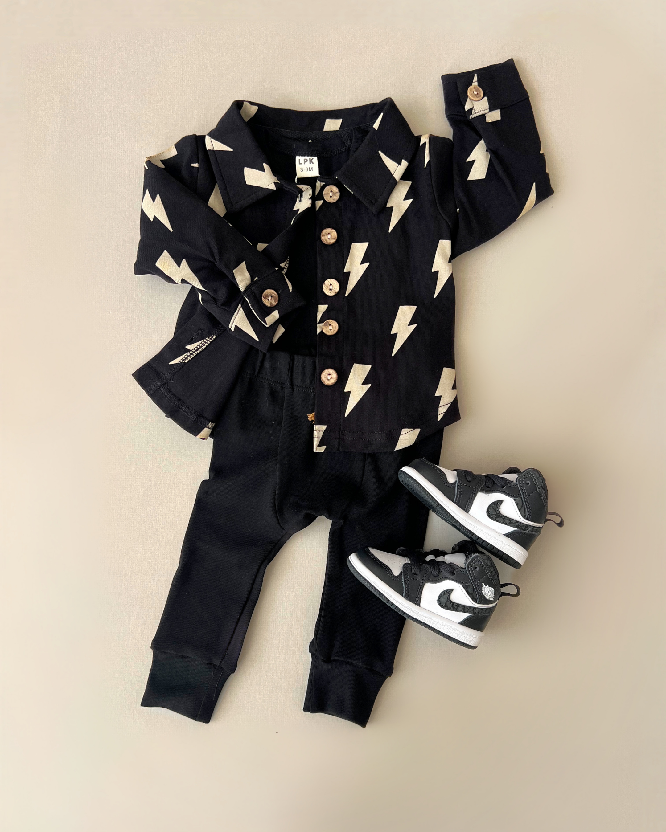 Black Bolts Shacket