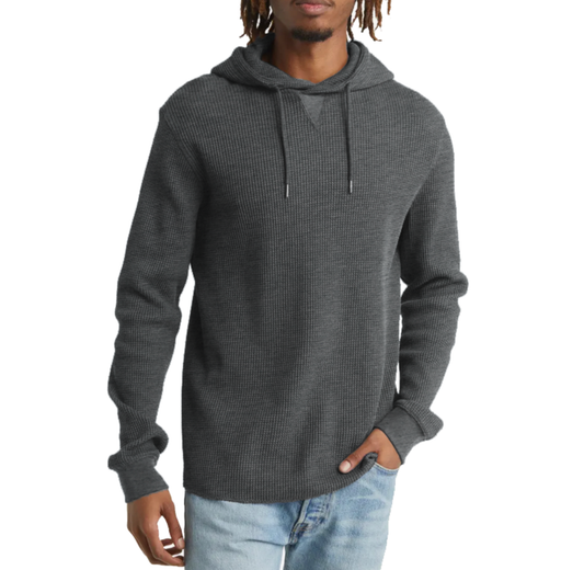 BOYS THERMAL KNIT HOODIE
