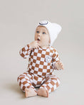 Load image into Gallery viewer, Copper Checkered Smiley Lounge Set
