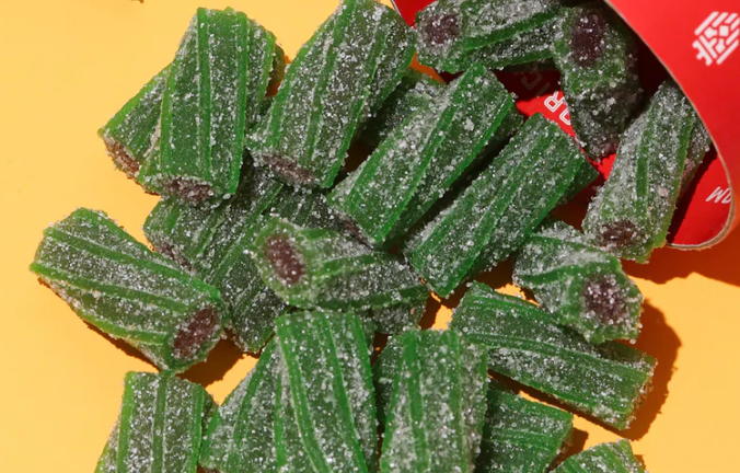 Watermelon Sour Licorice Twists - (8oz Tube)