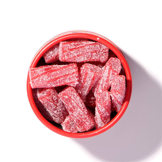 Strawberry Sour Licorice Twists - (8oz Tube)
