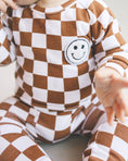Load image into Gallery viewer, Copper Checkered Smiley Lounge Set
