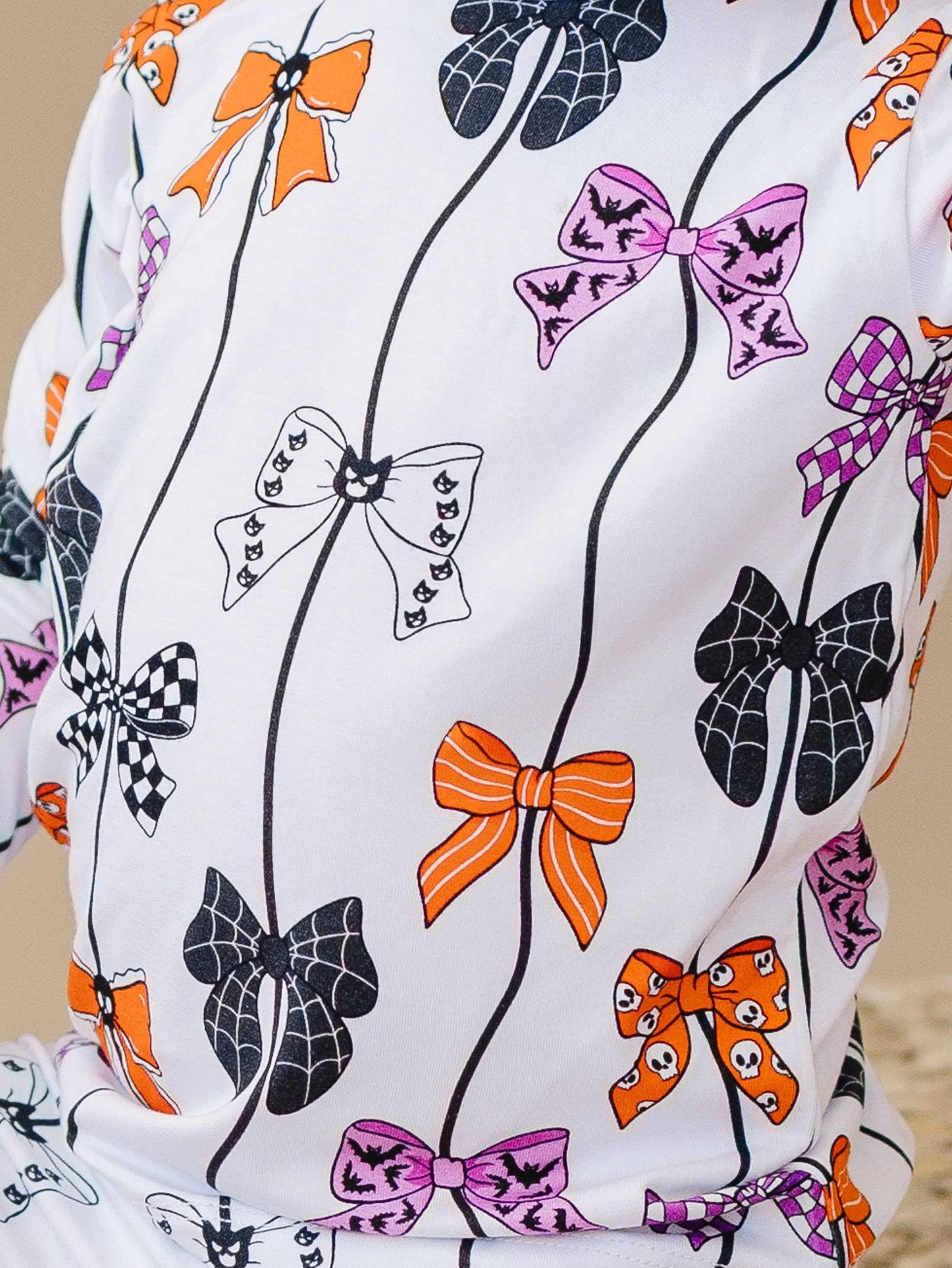 Spooky Bows Two Piece Set