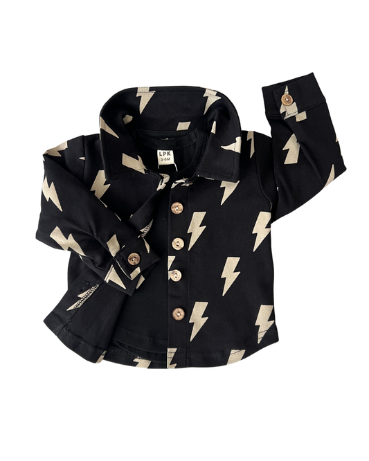 Black Bolts Shacket