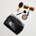 Load image into Gallery viewer, Croc Chic Cosmetic & Travel Organizer Pouch
