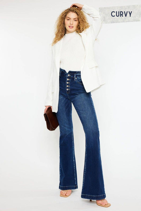 KanKan High Rise Flare Jeans