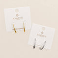 Load image into Gallery viewer, 18K STAINLESS STEEL HOOPS
