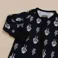 Load image into Gallery viewer, Skelly Vibes Bamboo Baby Zip Romper
