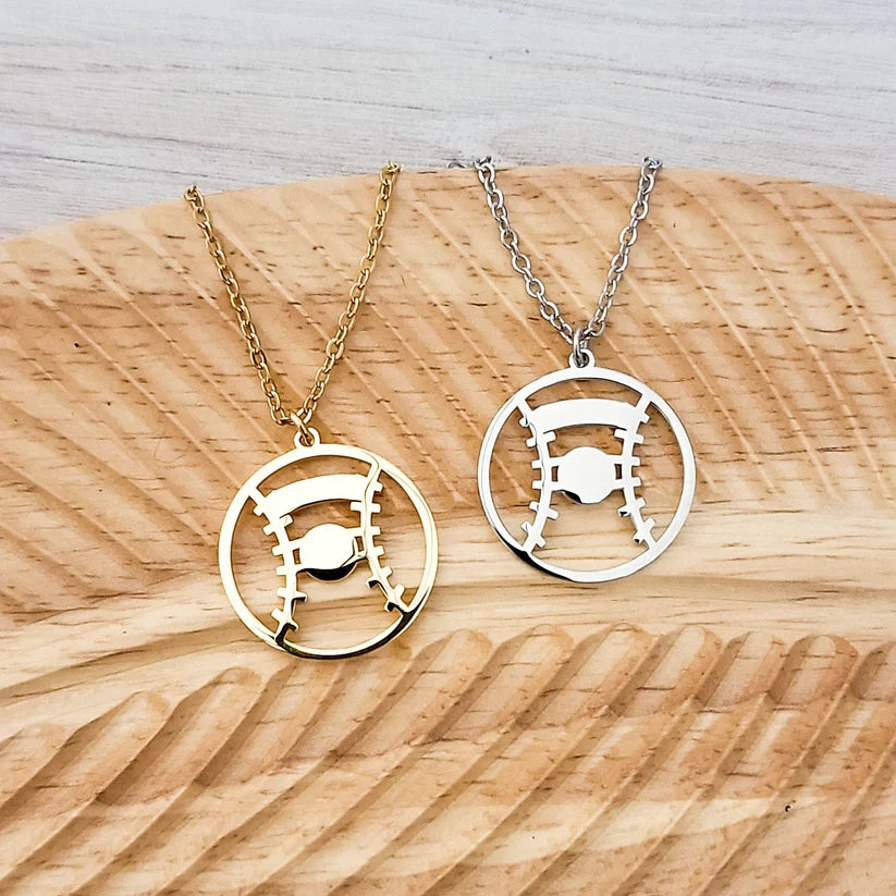 Baseball/Softball Pendant Necklace