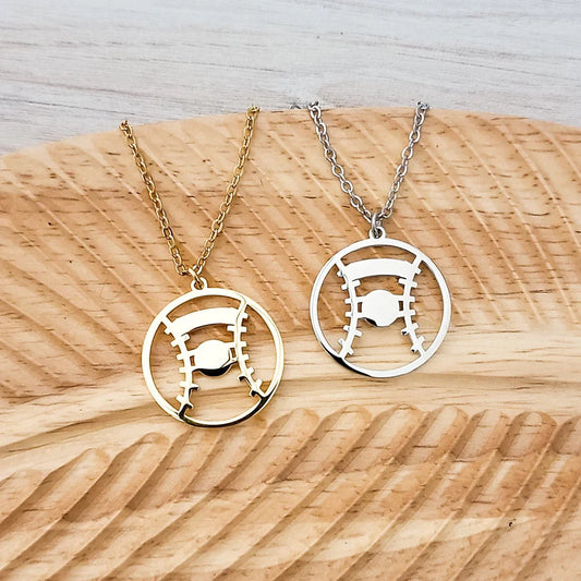 Baseball/Softball Pendant Necklace