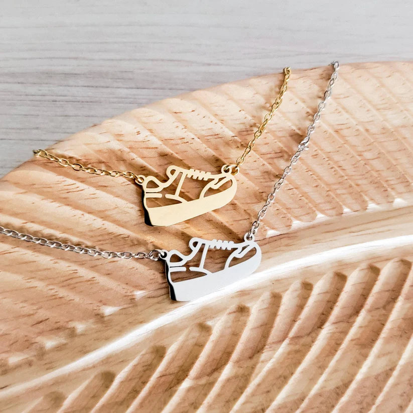 Running Shoe Pendant Necklace