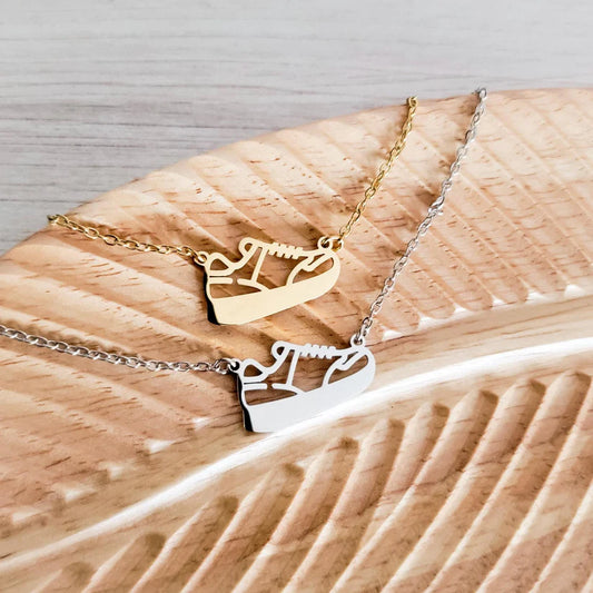 Running Shoe Pendant Necklace