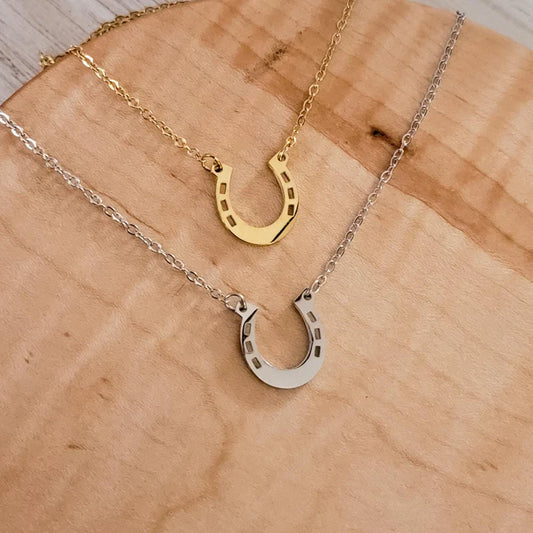 Horseshoe Pendant Necklace
